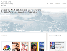Tablet Screenshot of plataforms.com